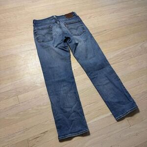 Levis 514 Straight Fit Mens Jeans Blue Medium Wash Denim Pants 33x32